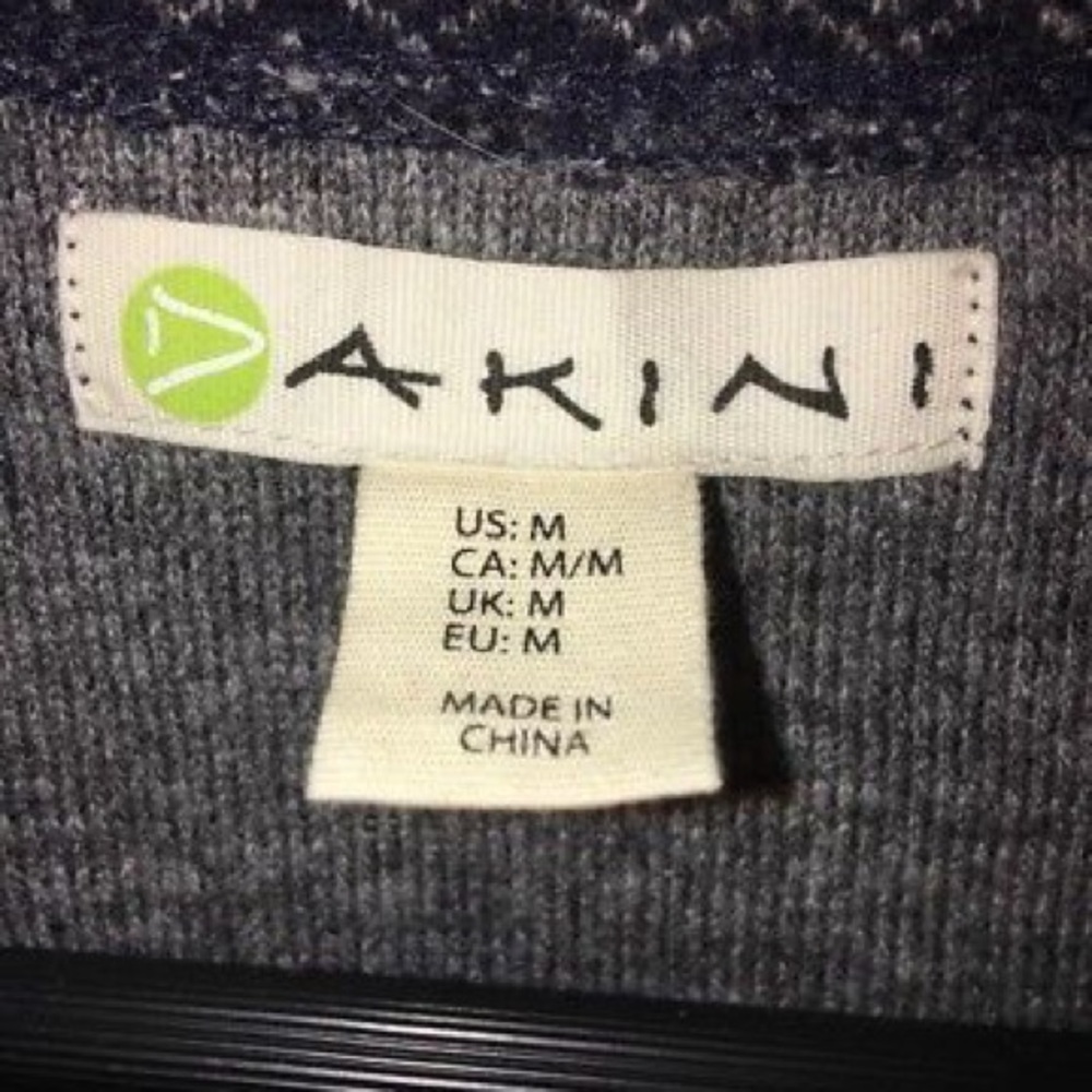 DAKINI Cardigan Sweater Jacket Wool Blend M - Picture 4 of 6